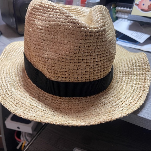 J Crew Packable Raffia Straw Hat - Picture 4 of 10
